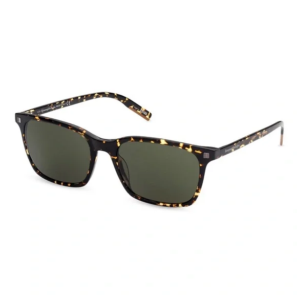 Ermenegildo Zegna 57MM Rectangular Sunglasses